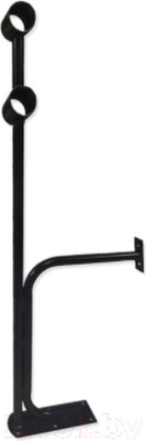 Опора для хореографического станка Dinamika Напольно-пристенный двухрядный ZSO-002237 (черный)