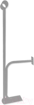 Опора для хореографического станка Dinamika Напольно-пристенный однорядный ZSO-002236 (белый)