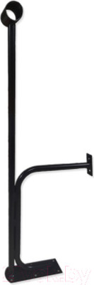 Опора для хореографического станка Dinamika Напольно-пристенный однорядный ZSO-002235 (черный)