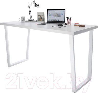 Письменный стол Domus СП013W-8685 / 12.013.401.01 (белый/белый)