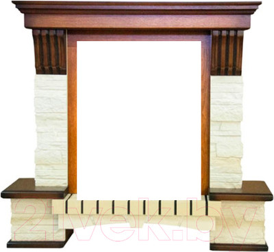 Портал для камина Смолком Stone Montebello STD-ASP (дуб антик)