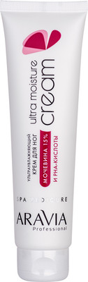 Крем для ног Aravia Professional ультраувлажняющий с мочевиной 15% и PHA-кислотами (100мл)