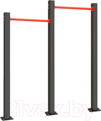 Турник уличный Dinamika двухсекционный ZSO-002806