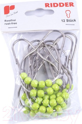 Кольца для шторки Ridder 49565 (12шт)
