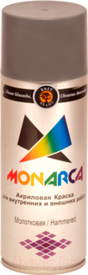 Краска Monarca Молотковая (520мл, серебристый)