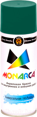 Краска Monarca Универсальная RAL 6005 (520мл, зеленый мох)