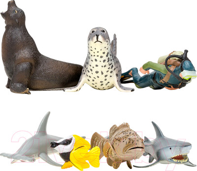 Набор фигурок коллекционных Masai Mara Мир морских животных / ММ203-017