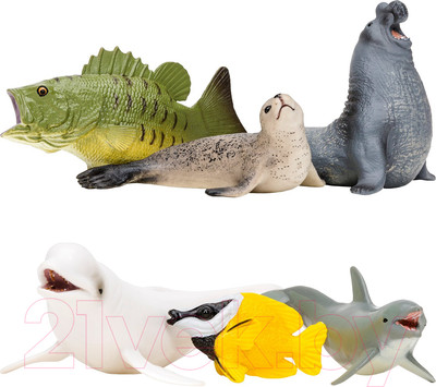 Набор фигурок коллекционных Masai Mara Мир морских животных / ММ203-019