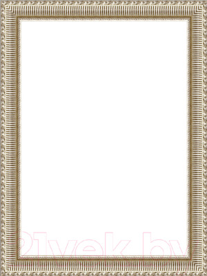 Рамка Декарт 50x70 8Л2585 (белый с золотом)