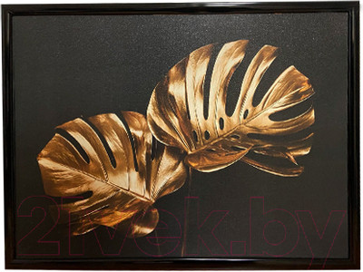 Картина Декарт Листья монстера-2 8Л3031 (в раме)