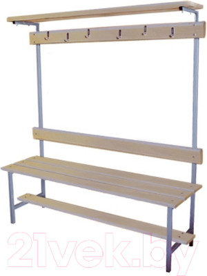 Скамейка для раздевалки Dinamika ZSO-002196 (1.2м)