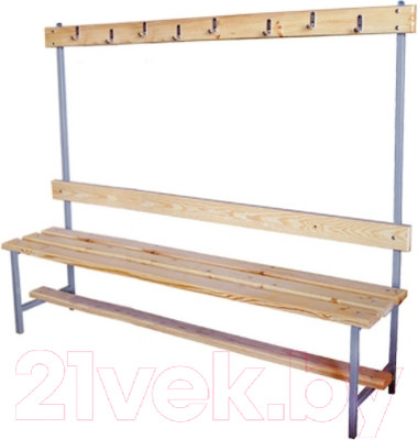 Скамейка для раздевалки Dinamika ZSO-002191 (1.5м)