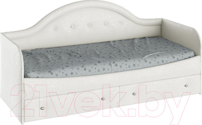 Односпальная кровать ТриЯ Адель тип 1 80x200 (крем)