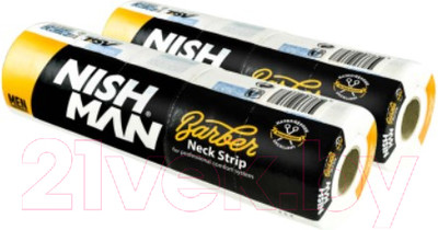 Воротник парикмахерский NishMan Neckstrips (5x100)