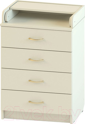 Комод пеленальный Атон Сириус 604 ЛДСП (слоновая кость)