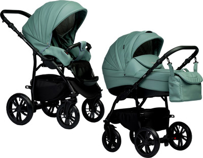 Детская универсальная коляска INDIGO Special 2 в 1 (Is 05, шалфей кожа)
