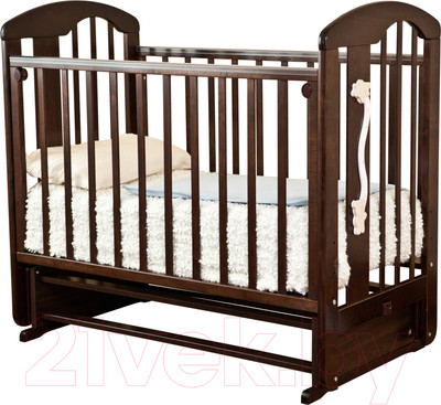Детская кроватка Красная звезда Агата С718 (шоколад)