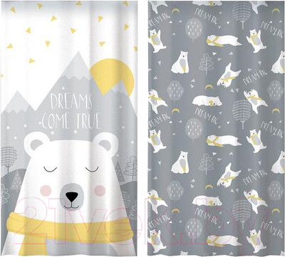 Комплект штор Этель Большие мечты 5111661 (145x260, 2шт)