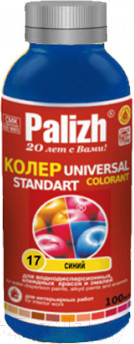 Колеровочная паста Palizh Standart №17 универсальная (140г, синий)