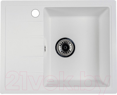 Мойка кухонная БелЭворс Mila R (белый, без сифона)