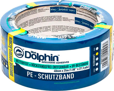 Лента малярная Blue Dolphin 48ммx50м (синий)