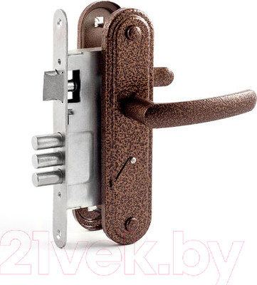 Замок врезной Омега ЗВ9.1-02 (бронзовый)