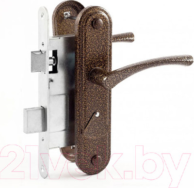 Замок врезной Омега ЗВ9.2-01 (бронзовый)