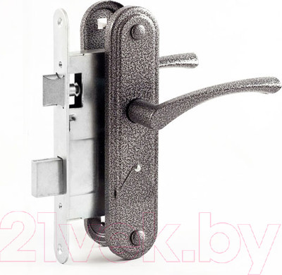 Замок врезной Омега ЗВ9.2-01 (серебристый)