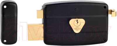 Замок накладной Kale Kilit 157B / 157B0000002 (черный, 3 ключа)