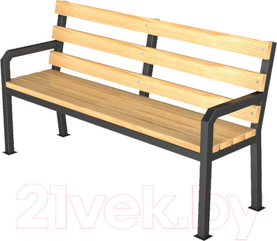 Скамья садовая Dinamika ZSO-002866 (2.5м)