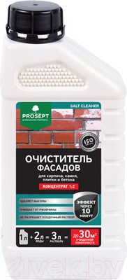 Очиститель Prosept Salt Cleaner для фасадов концентрат 1:2 (1л)