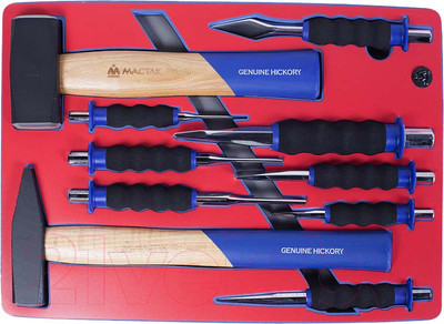 Набор ударно-режущего инструмента Мастак 5-9010 (10 предметов)