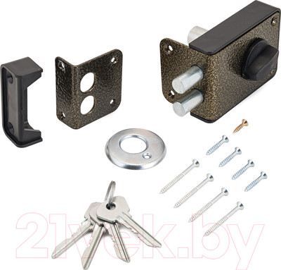 Замок накладной Зенит ЗН1-3.1 (бронза)
