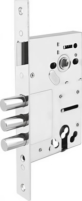 Замок врезной VELA V42 (хром)