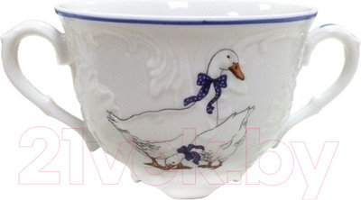 Чаша бульонная Cmielow i Chodziez Rococo / E280-0034824 (гусь)
