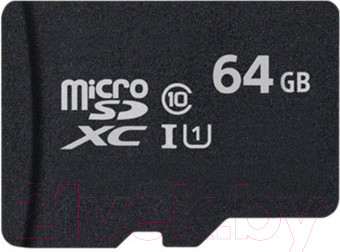 Карта памяти Mirex microSDXC UHS-I Class 10 64Gb (13612-MC10SD64)
