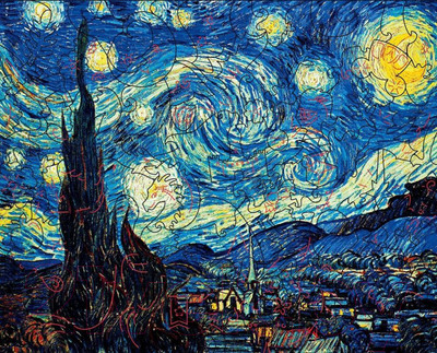 Пазл Puzzle Винсент Ван Гог. Звездная ночь / 4276343
