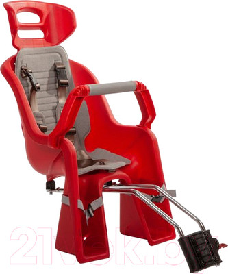 Детское велокресло SunnyWheel SW-BC-137 / X69809 (красный/серый)