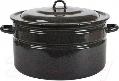 Кастрюля КМЗ 42804-262 (16л, коричневый рябчик)