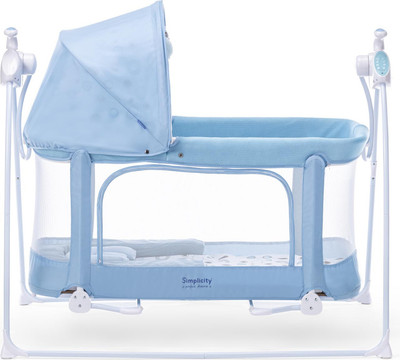 Качели для новорожденных Simplicity Auto / 4030 (голубой)