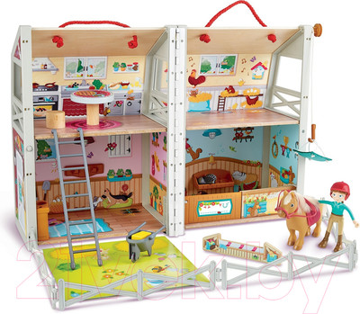 Кукольный домик Hape Моя любимая ферма / E3409-HP