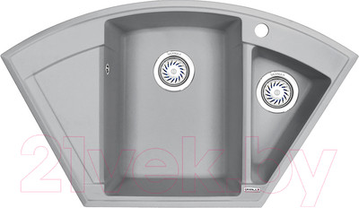 Мойка кухонная GRANULA GR-9001 (алюминиум)