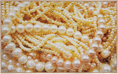 Коврик для ванной VORTEX Velur Spa / 24293 (50x80, жемчужное ожерелье)