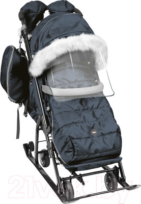 Санки-коляска Ника Детям НД7-5SK/6 (графитовый)