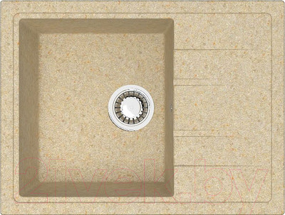 Мойка кухонная Berge BR-5850 (светлый дуб)