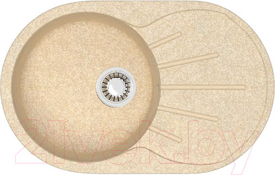 Мойка кухонная Berge BR-7501 (светлый дуб)