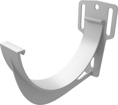 Кронштейн желоба Grand Line ПВХ Slider RAL 9003 (белый)