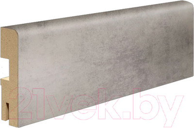 Плинтус Velldoris Экошпон 70x16x2100 (муар светло-серый)