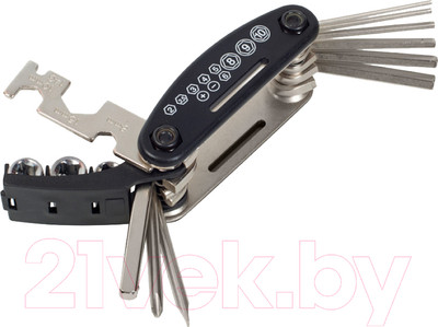 Мультитул для велосипеда King TONY Для ремонта велосипедов / 20A16MR (16 предметов)
