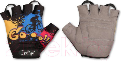 Велоперчатки Indigo Sport Go / IN180 (XS, черный)